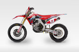 JCR Honda 2015 Race Replica Graphic Kit with number plate backgrounds