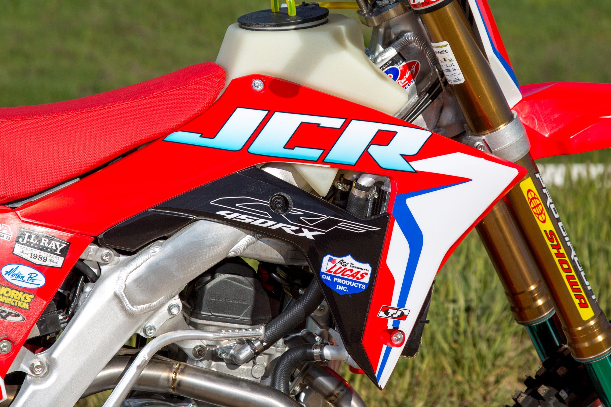 JCR Honda Factory Graphic Kit with number plate backgrounds