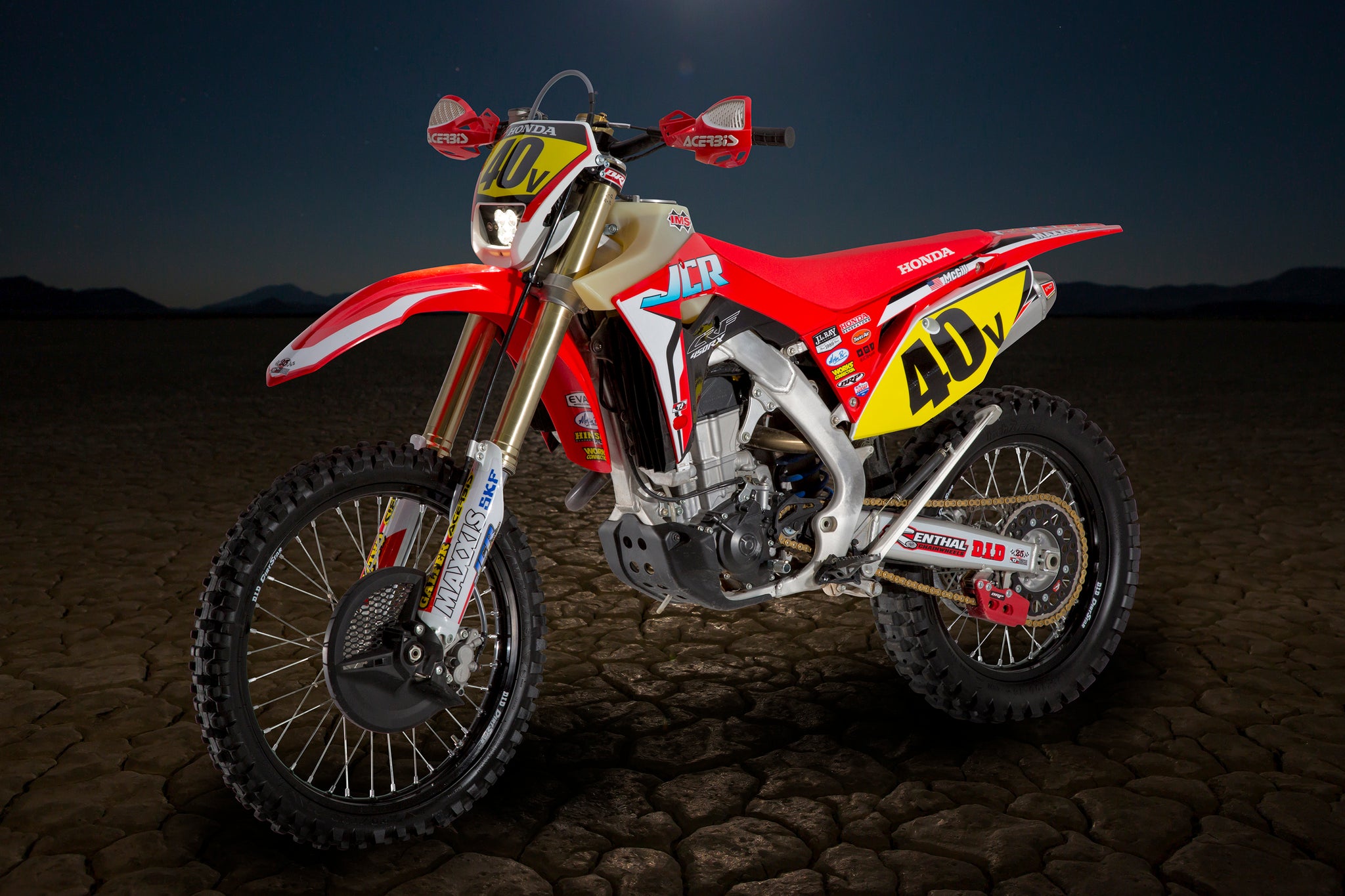 Phare Avant LED Pour Honda CRF125F/150F/230F/250L/300L/450L - 84W, 6000K, étanche IP67, Neuf